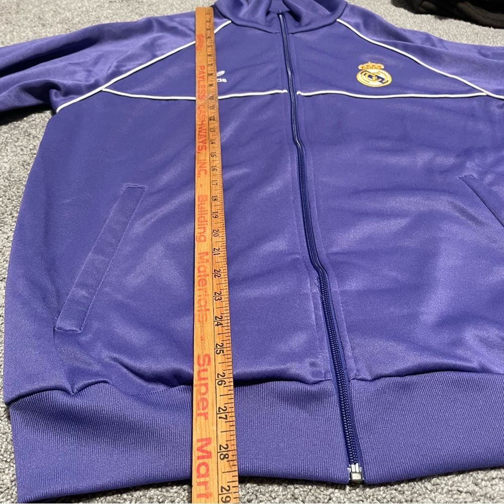 Adidas Real Madrid Royal Purple Track Jacket vintage - Picture 6 of 7